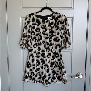 BCBGGeneration Leopard Romper